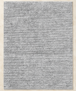 Gray Solid Machine Washable Rug