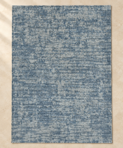 Light Blue Machine Washable Rug